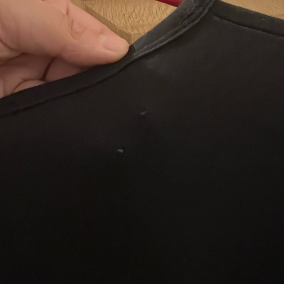 Isaacs Designs Black Cropped Top Size Large *FLAW* - Picture 2 of 6